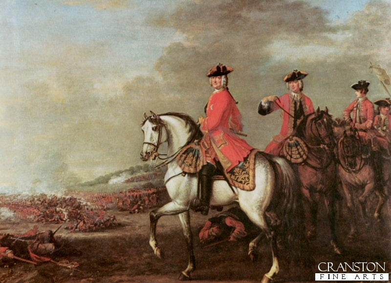 Battle of Dettingen by John Wootton.