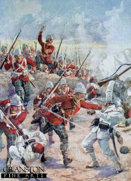 Storming the Trenches, Battle of Tel-el-Kebir by Harry Payne  (P)