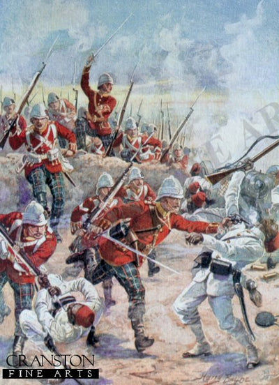 Storming the Trenches, Battle of Tel-el-Kebir by Harry Payne.