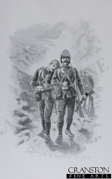 Stragglers of the 66th (Berkshires) Coming In by Harry Payne  (P)