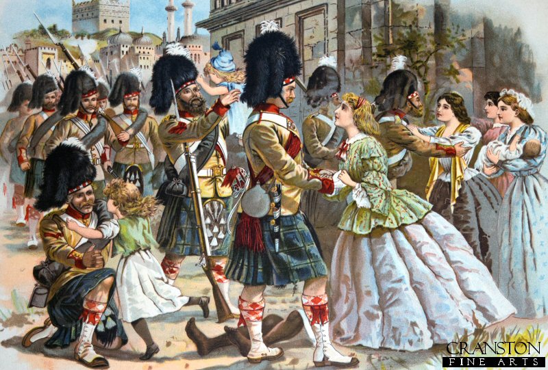The Relief of Lucknow - The Indian Mutiny, 1857 by Harry Payne (B)