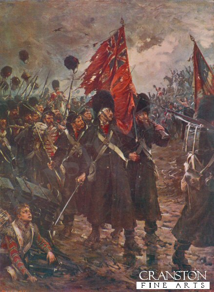 The Guards at Inkerman, November 5th 1854 by Robert Gibb (P)