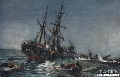 The Wreck of the Birkenhead 1852 by Charles Dixon (C)