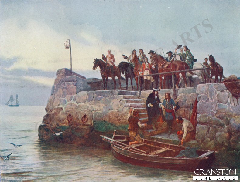 A Lost Cause: The Flight of James II After the Battle of the Boyne, 1690 by Andrew Carrick Gow.