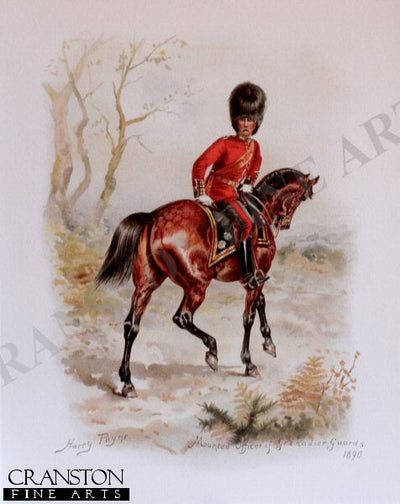 Mounted Officer of Grenadier Guards 1890 by Harry Payne.