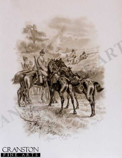 Mounted Infantry 1890 by Harry Payne