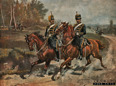 The 4th (Queen's Own) Hussars in Review Order : Reconnoitring by Harry Payne.