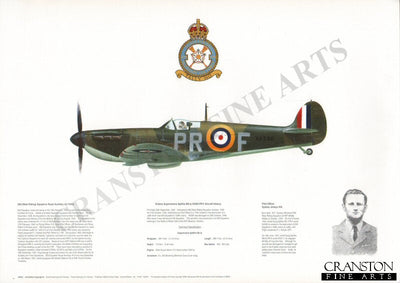 Vickers Supermarine Spitfire Mk Ia X4590 PR-F. by M A Kinnear.