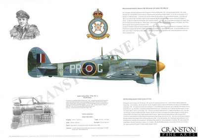 Hawker Typhoon Mk Ib R7752 PR-G. by M A Kinnear.