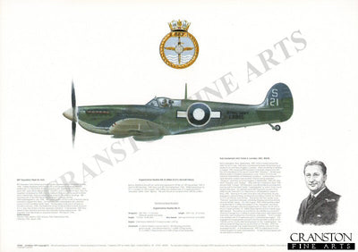 Supermarine Seafire MkIII LR866 (S121) by M A Kinnear.