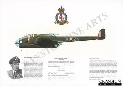 Handley Page Hampden Mk I AE193 ZN-A. by M A Kinnear.