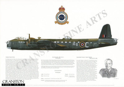 Short Stirling MkI R9257 MG - C. by M A Kinnear.