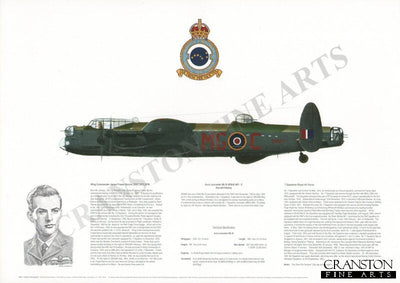Avro Lancaster Mk III ND845 MG-C. by M A Kinnear.