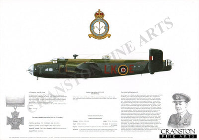 Handley Page Halifax LK797 LK-E. by M A Kinnear.