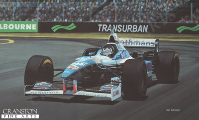 Damon Hill/ Williams Renault FW.18 by Ivan Berryman