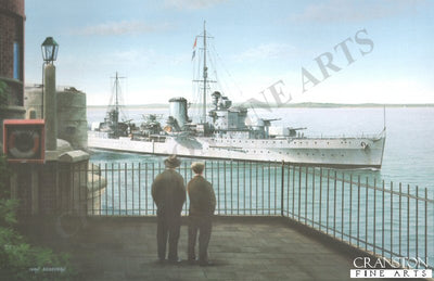 HMS Ajax by Ivan Berryman.