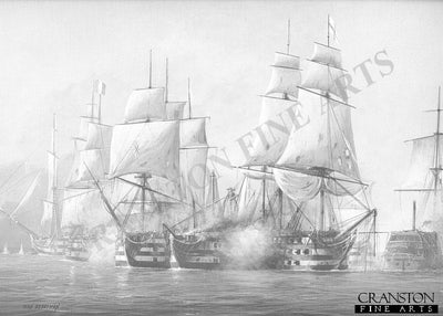Battle of Trafalgar by Ivan Berryman. (B)
