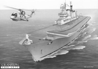 HMS Ark Royal by Ivan Berryman. (B)