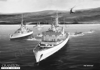 HMS Fearless by Ivan Berryman. (B)