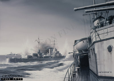 The Pursuit of the Graf Spee by Ivan Berryman. (B)