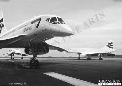Concorde Farewell by Ivan Berryman. (B)