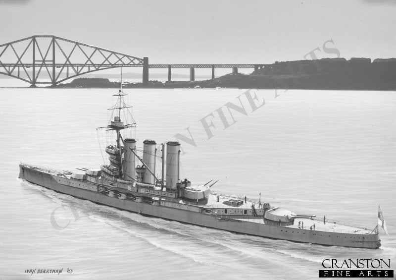 HMS Tiger by Ivan Berryman. (B)