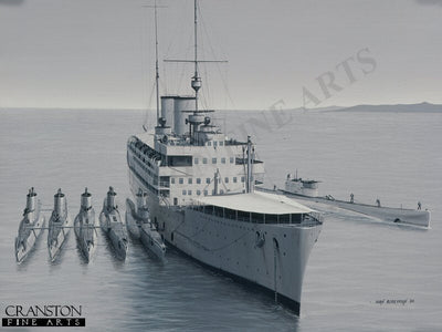 HMS Medway by Ivan Berryman. (B)