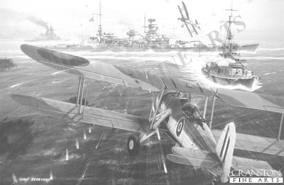 Attack on the Scharnhorst by Ivan Berryman. (B)