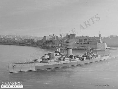 HMS Orion by Ivan Berryman. (B)