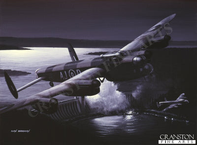 The Night They Broke the Dams - Operation Chastise by Ivan Berryman. (B)
