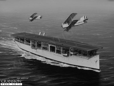 USS Langley by Ivan Berryman. (B)