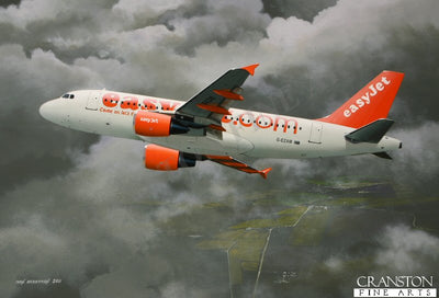 easyJet Airbus A319 by Ivan Berryman. (B)