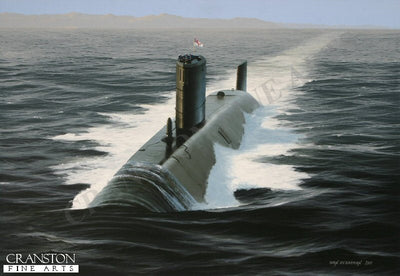 HMS Trafalgar by Ivan Berryman.