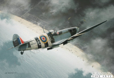 Tribute to Air Vice Marshal James Edgar 'Johnnie' Johnson by Ivan Berryman. (C)