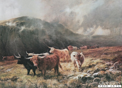 Highland Cattle III by Louis Bosworth Hurt.