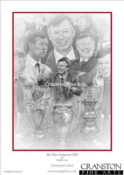Sir Alex Ferguson CBE by Stephen Doig.