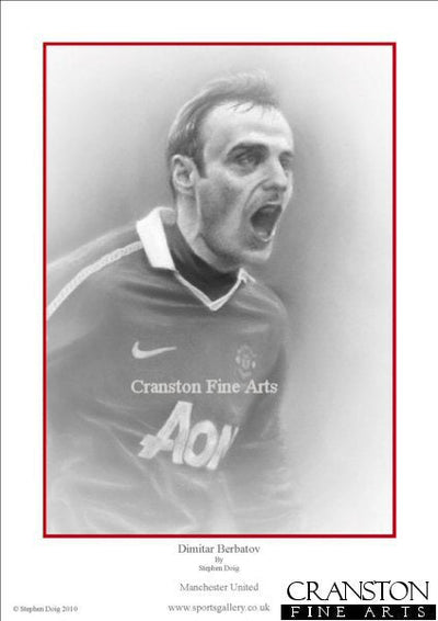 Dimitar Berbatov by Stephen Doig.