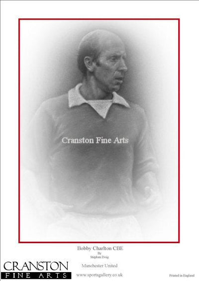 Bobby Charlton CBE by Stephen Doig.
