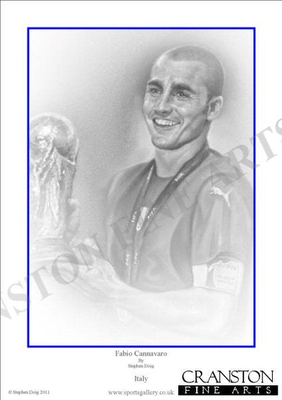 Fabio Cannavaro - World Cup Winner 2006 by Stephen Doig.