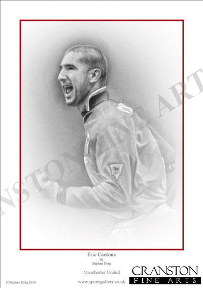 Eric Cantona by Stephen Doig.
