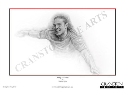 Andy Carroll by Stephen Doig.