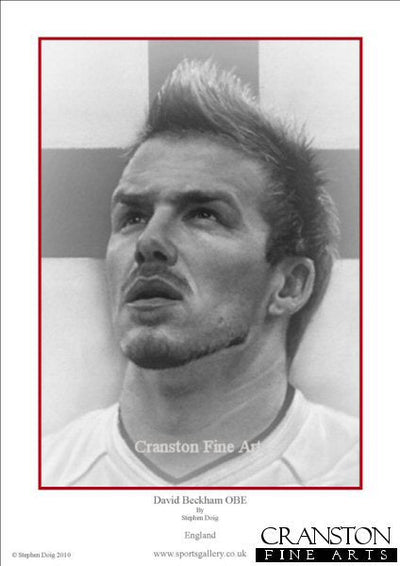 David Beckham OBE by Stephen Doig.