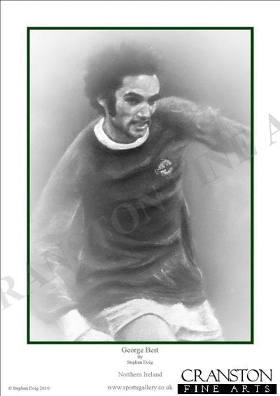 George Best - Northern Ireland by Stephen Doig.