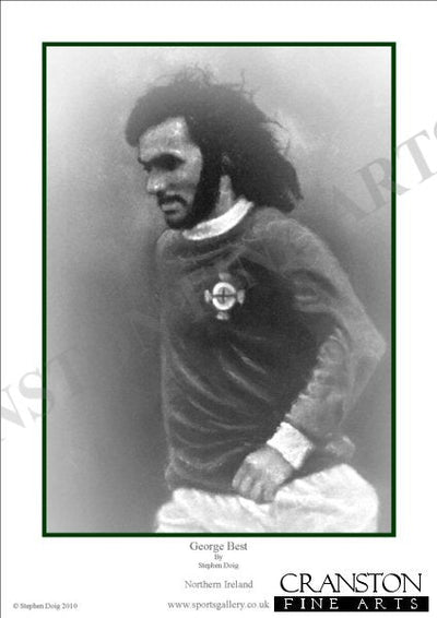 Northern Ireland - George Best by Stephen Doig.