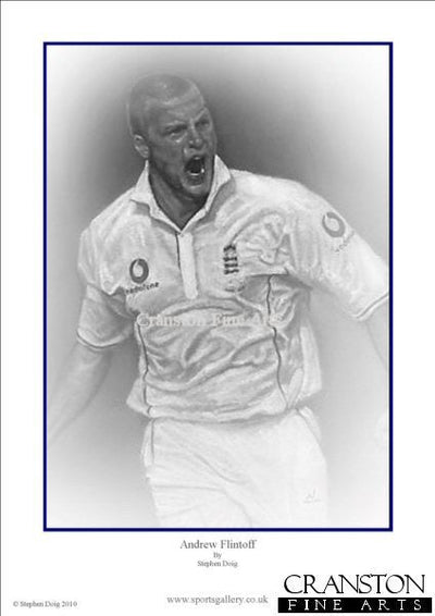 Andrew Flintoff by Stephen Doig.