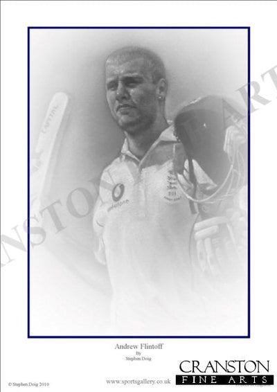 Freddie Flintoff by Stephen Doig.