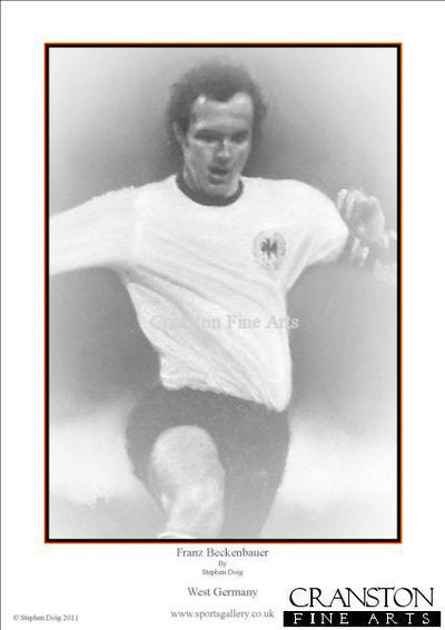 Franz Beckenbauer by Stephen Doig.
