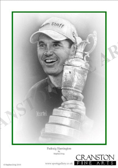 Padraig Harrington by Stephen Doig.