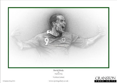 David Healy - Northern Ireland by Stephen Doig.