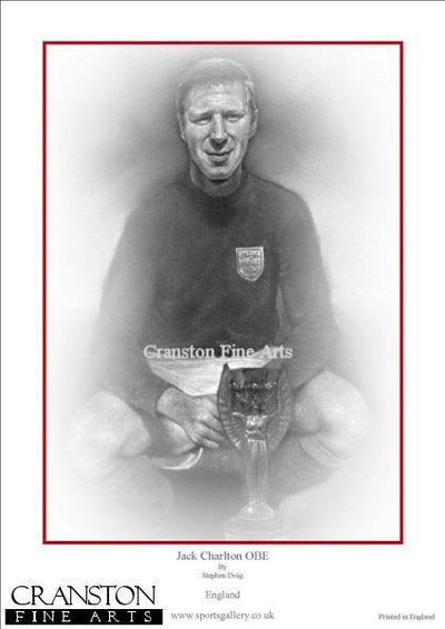 Jack Charlton OBE by Stephen Doig.